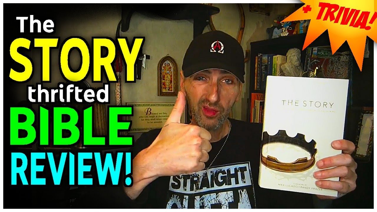 The Story NIV thrifted Bible Review #thift #biblereview