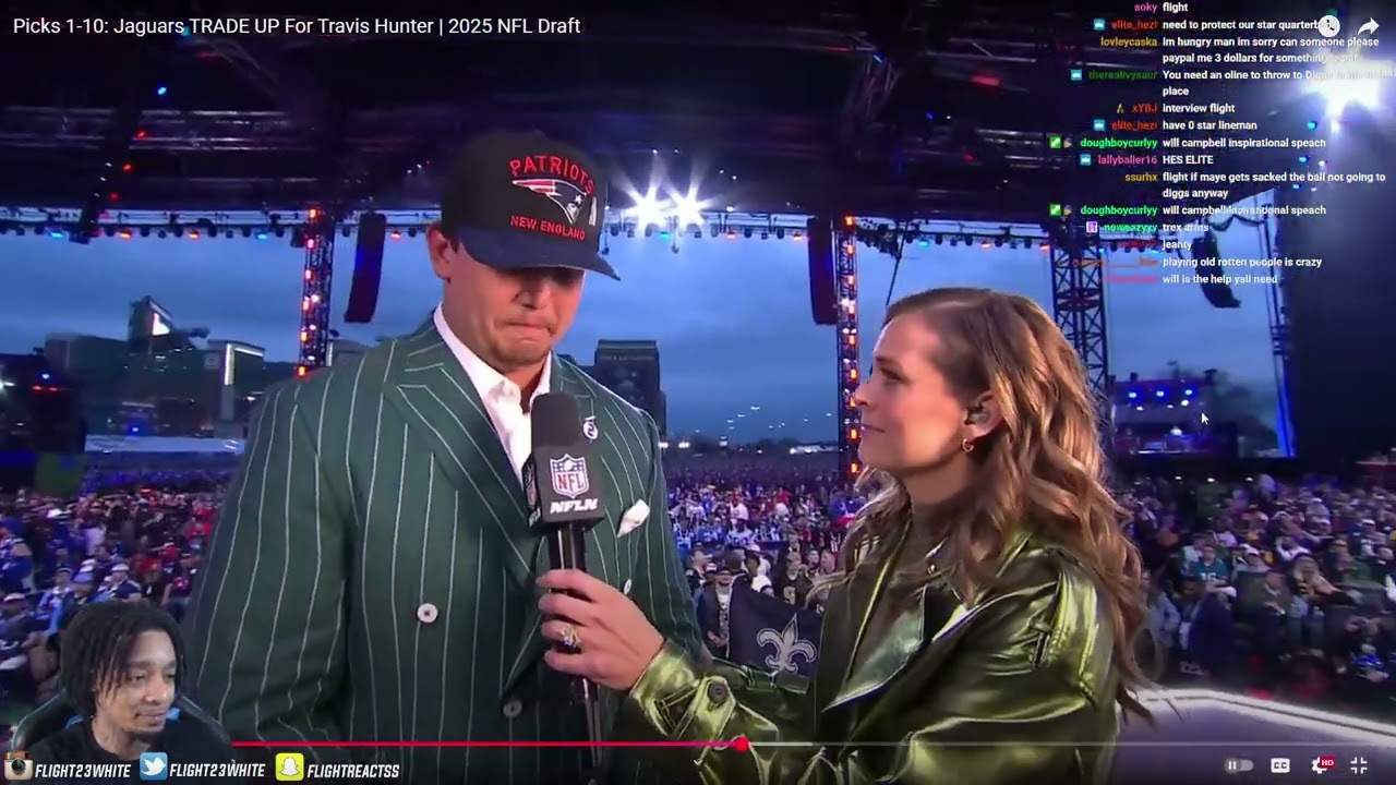 FlightReacts To 2025 NFL DRAFT!