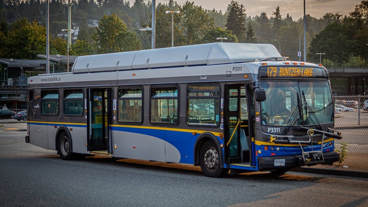 The final C40LFR 179 - P3311 round trip ride video on route 179 Buntzen Lake