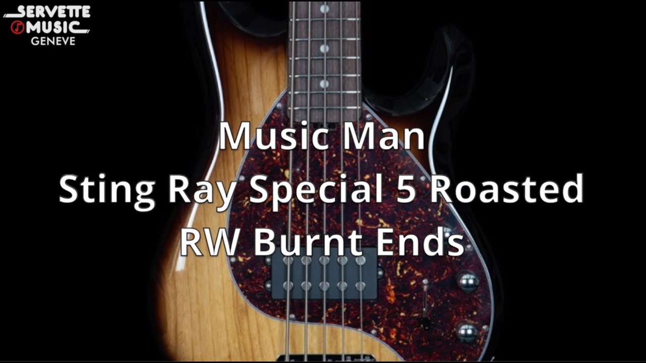 ServetteMusicTV : Music Man Sting Ray Special 5 Roasted RW Burnt Ends