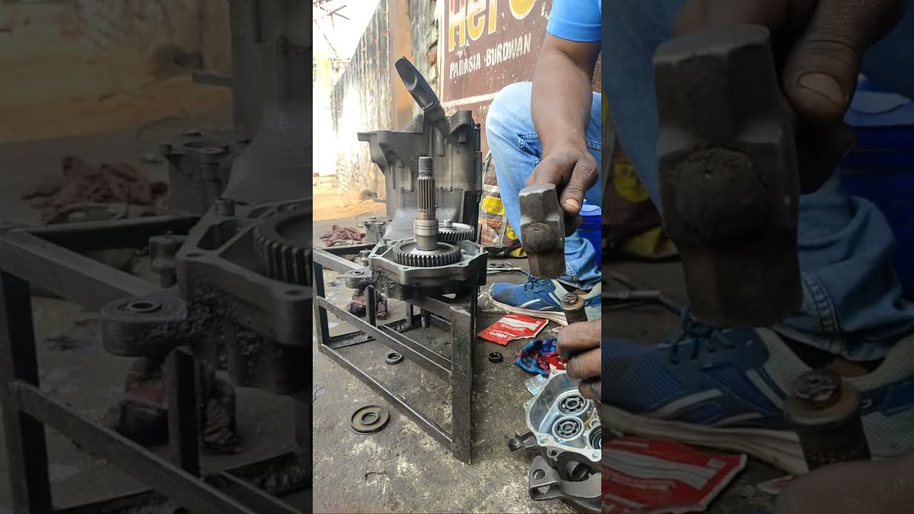 Activa scooty full engine fitting