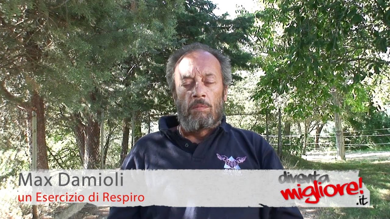 Max Damioli, esercizio introduttivo al Respiro