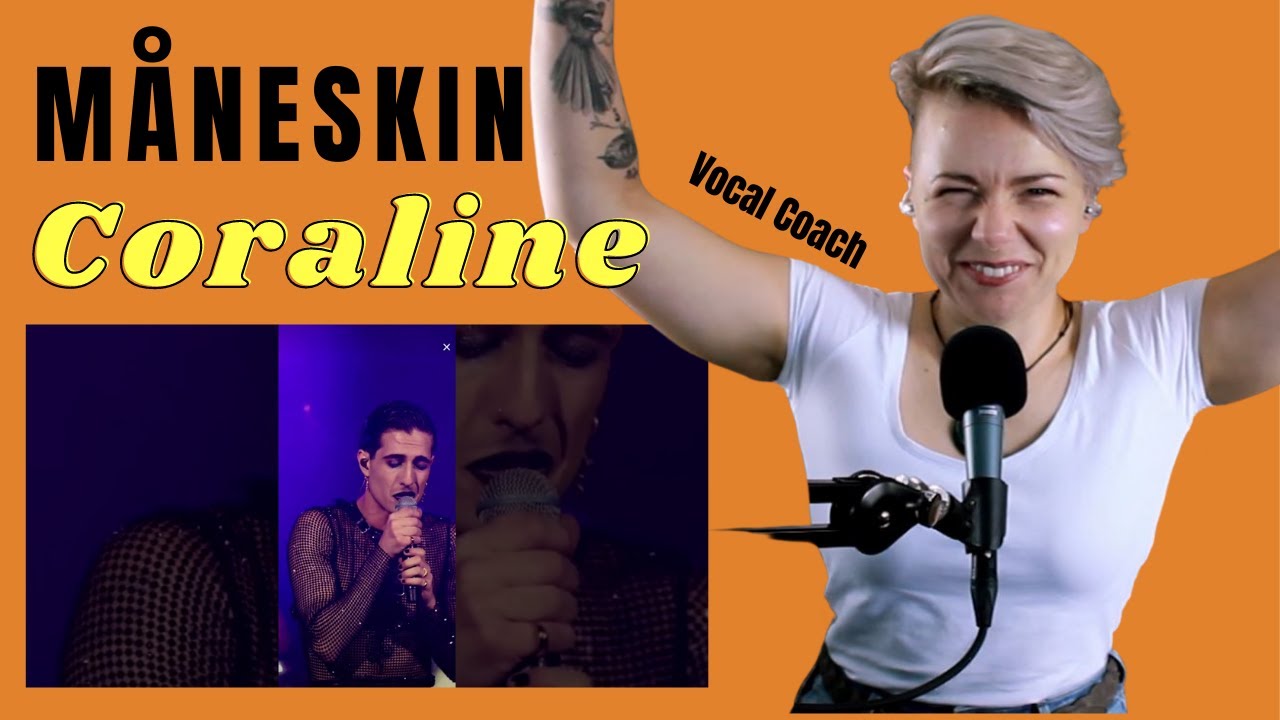 Måneskin - Coraline (LIVE) - New Zealand Vocal Coach Anaylsis and Reaction