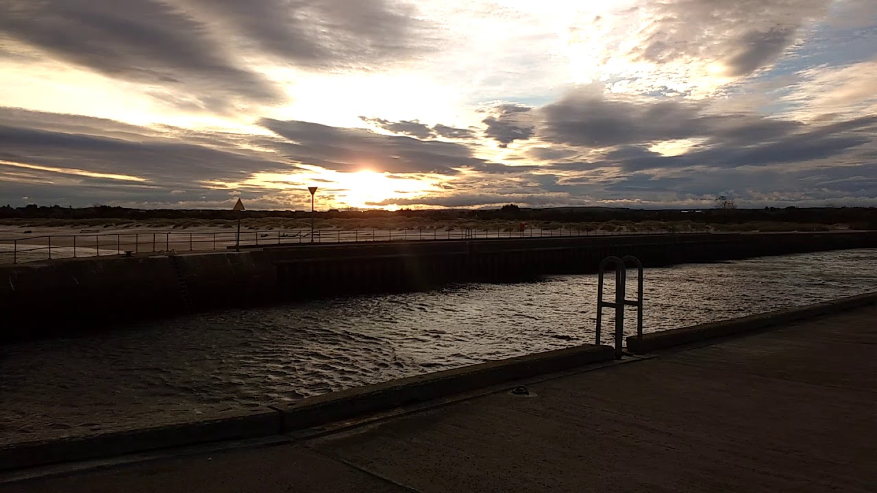 Rough Sea on Harbour Wall - Nairn #Scotland