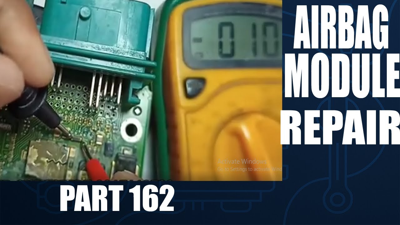 Airbag Module  Repair Tips , Common faults and fixes. Airbag Light ON , Airbag Pcb Board Repair