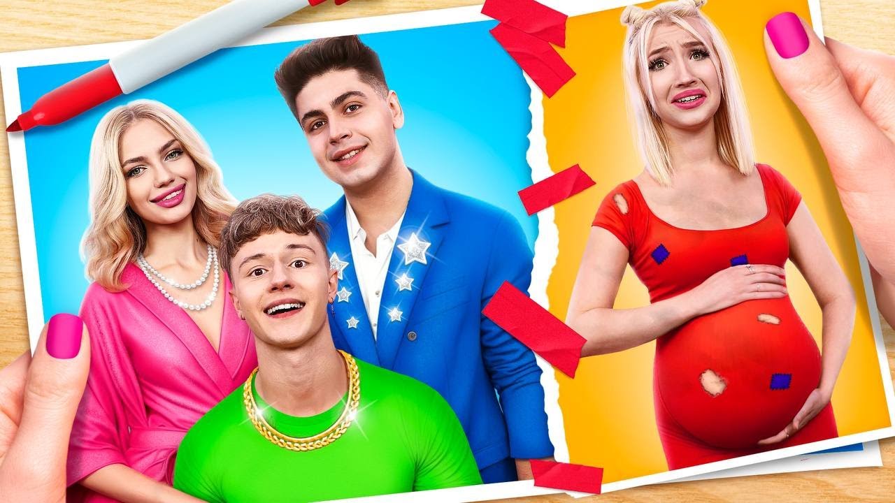¡Embarazada Pobre en una Familia Multimillonaria! Enamorado Rico VS Chica Quebrada