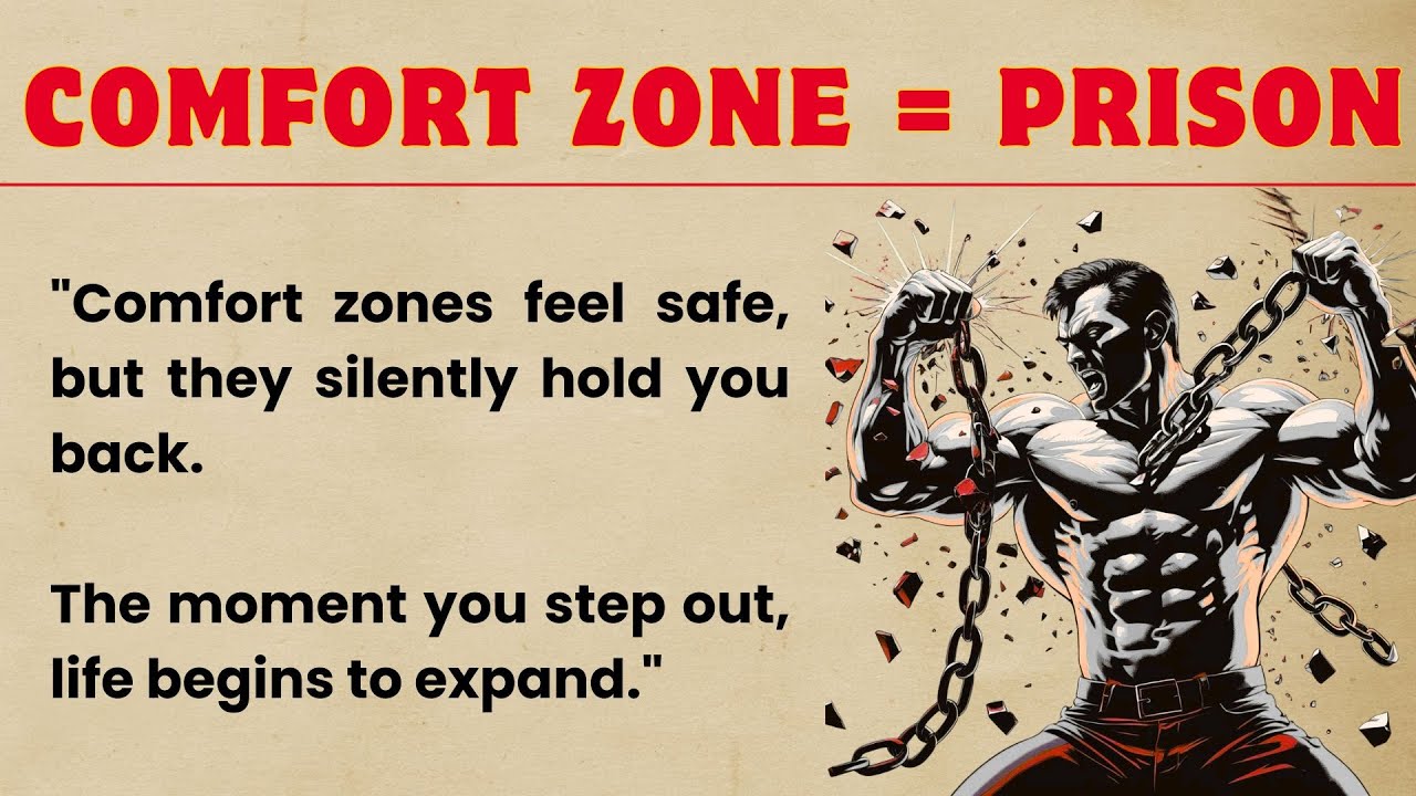 Comfort Zone = Prison | English Listening Practice & Life Lessons