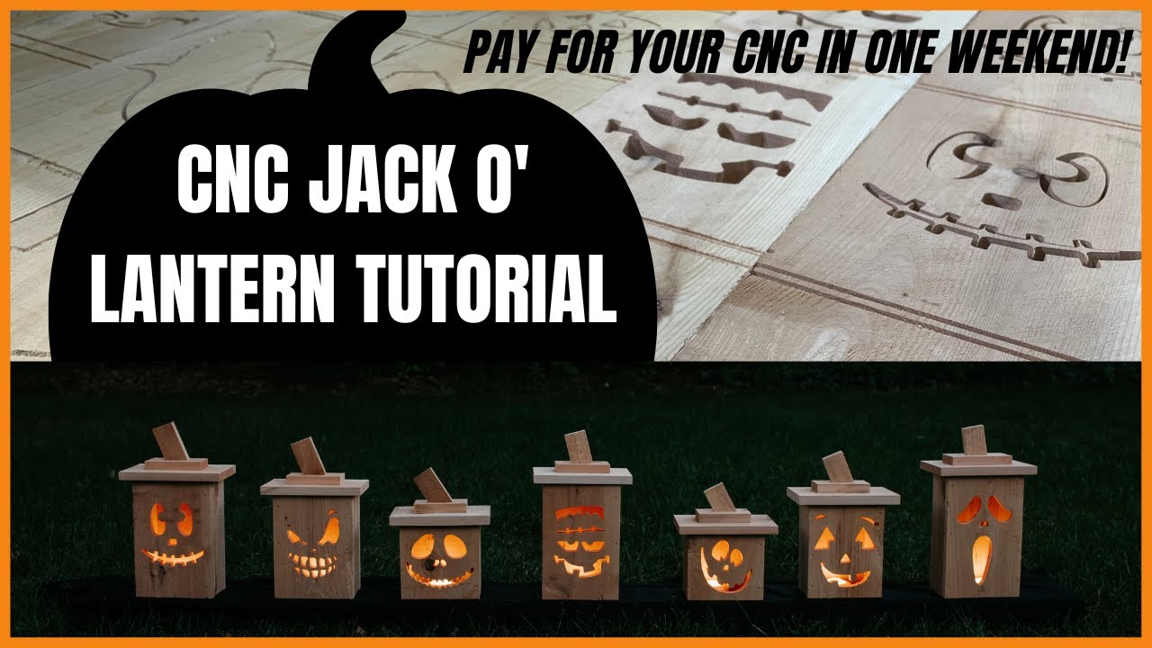 How to make Jack o Lanterns with your CNC - Guide for Beginners - Halloween - Make money on your CNC