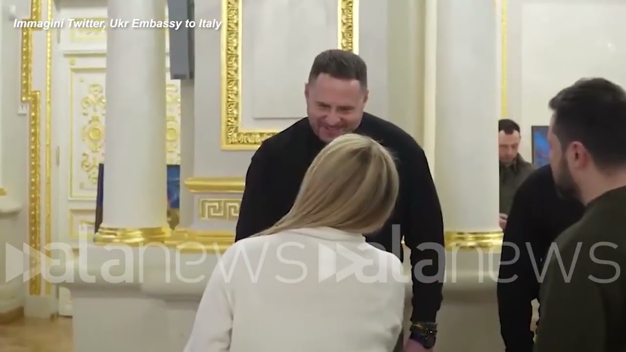 Kiev, Zelensky da il benvenuto a Giorgia Meloni