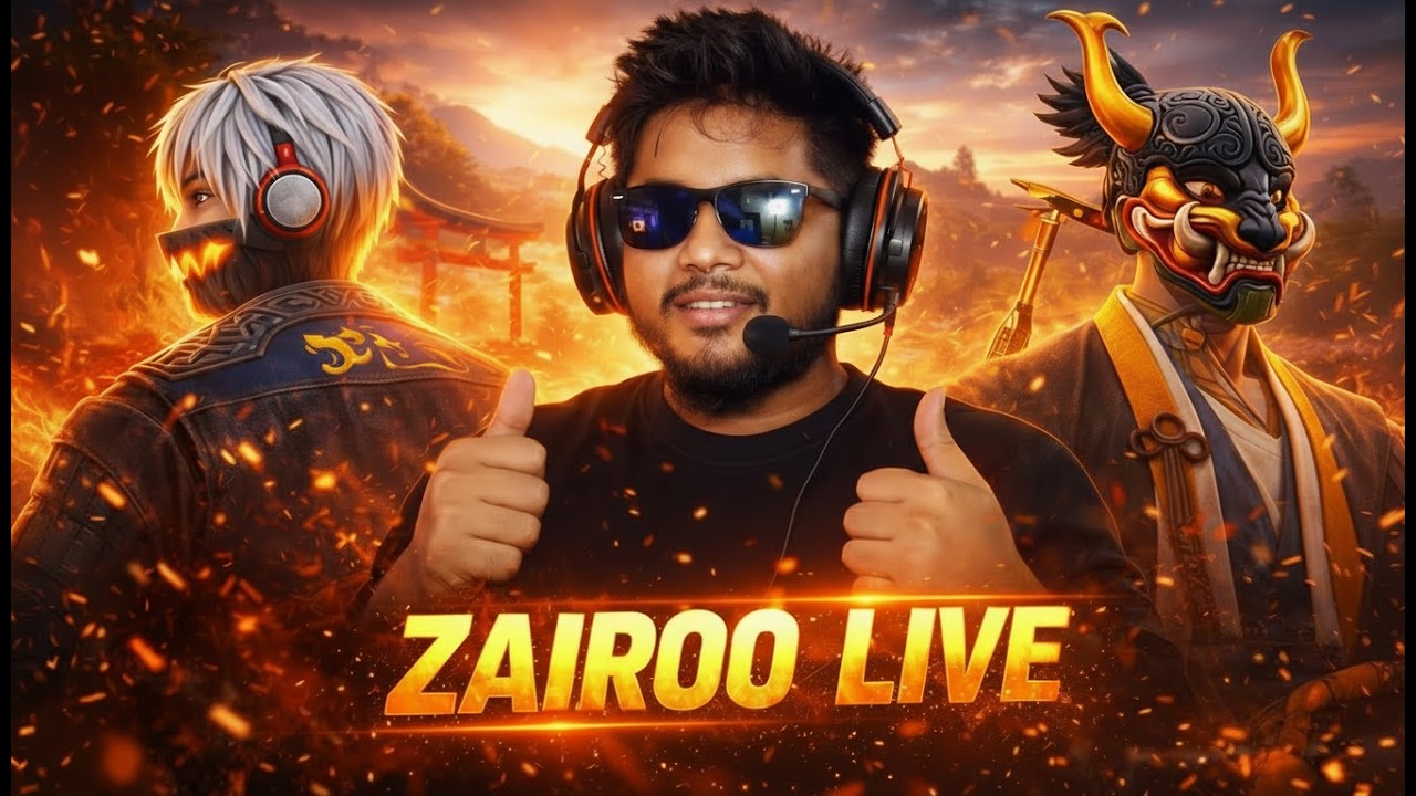🔴 LIVE | Zairoo - Top 1 Grandmaster Push 🔥 | Free Fire Shorts Live #shorts #shortslive #freefire