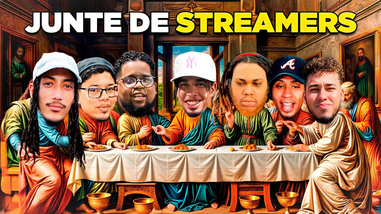 CENANDO CON RDJAVI  Y MAS STREAMERS DOMINICANOS 🍕 VLOG