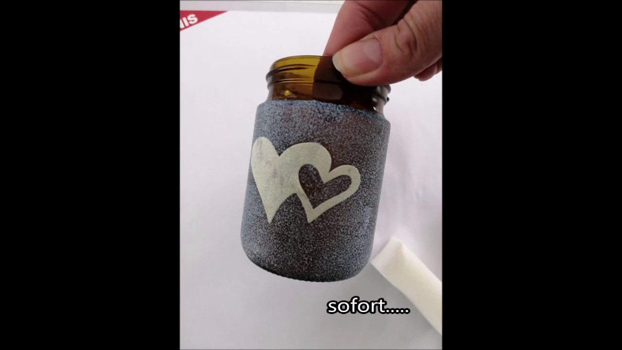 Satinierte Gläser mit GONIS Satiniersets DIY mit Decofrost von Gonis