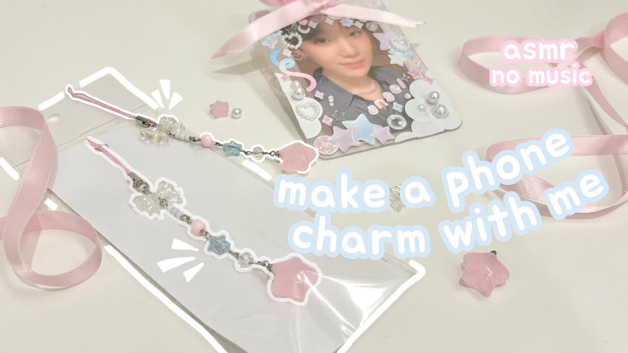 ↪ make a phone charm with me ✧ (work with me) 📑 small business [asmr, no music] 💭 relaxing bg noise