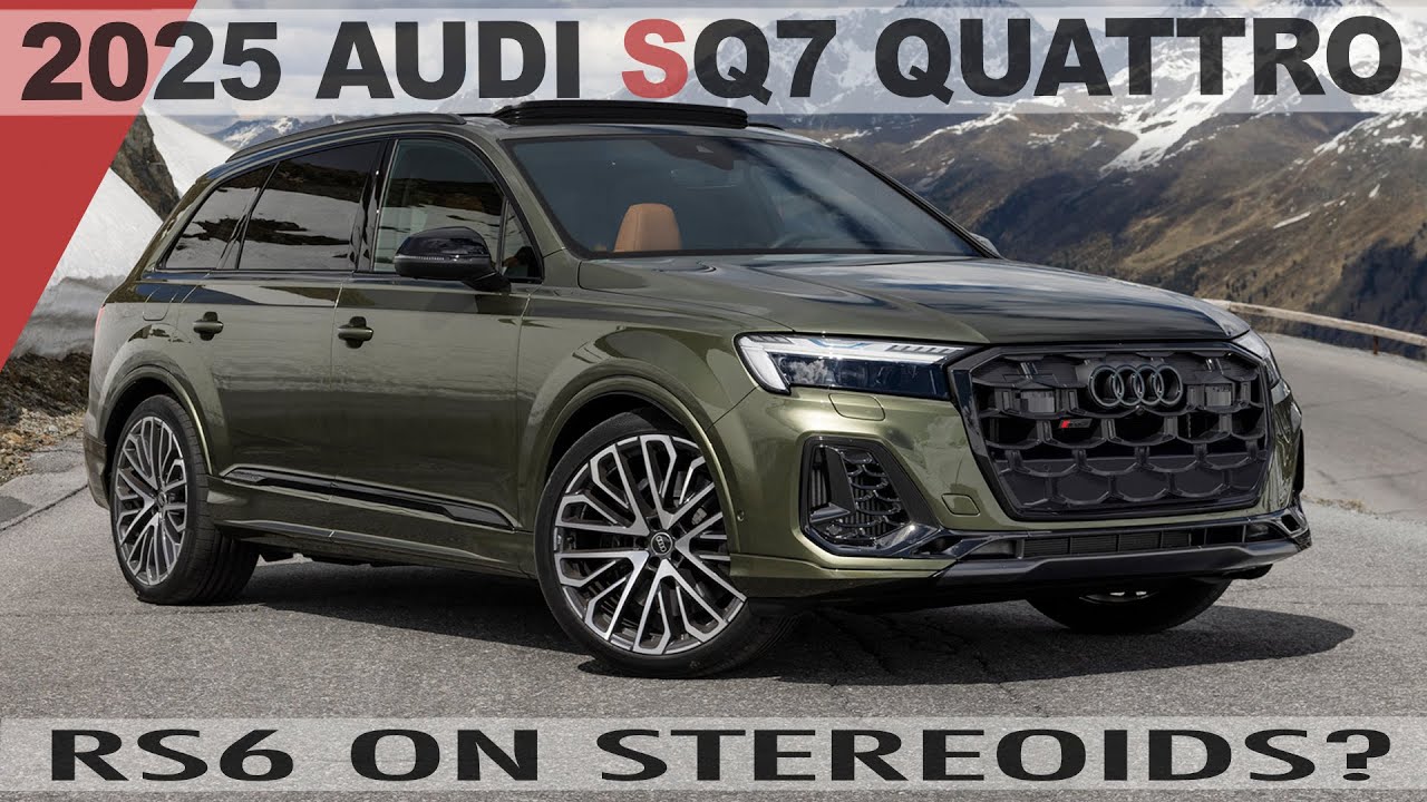 DRIFTING THE 2025 AUDI SQ7 UP THE ALPS! - This V8 TwinTurbo sounds amazing! Breathtaking scenery