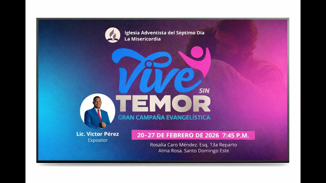 Victor Perez | Vivir Sin Temor | Campana Evangelistica | 24/02/2026
