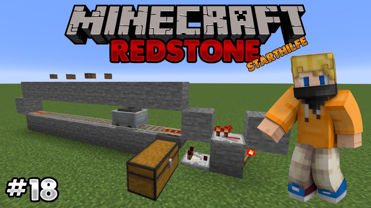 Redstone Starthilfe - Entladestation für Loren #18