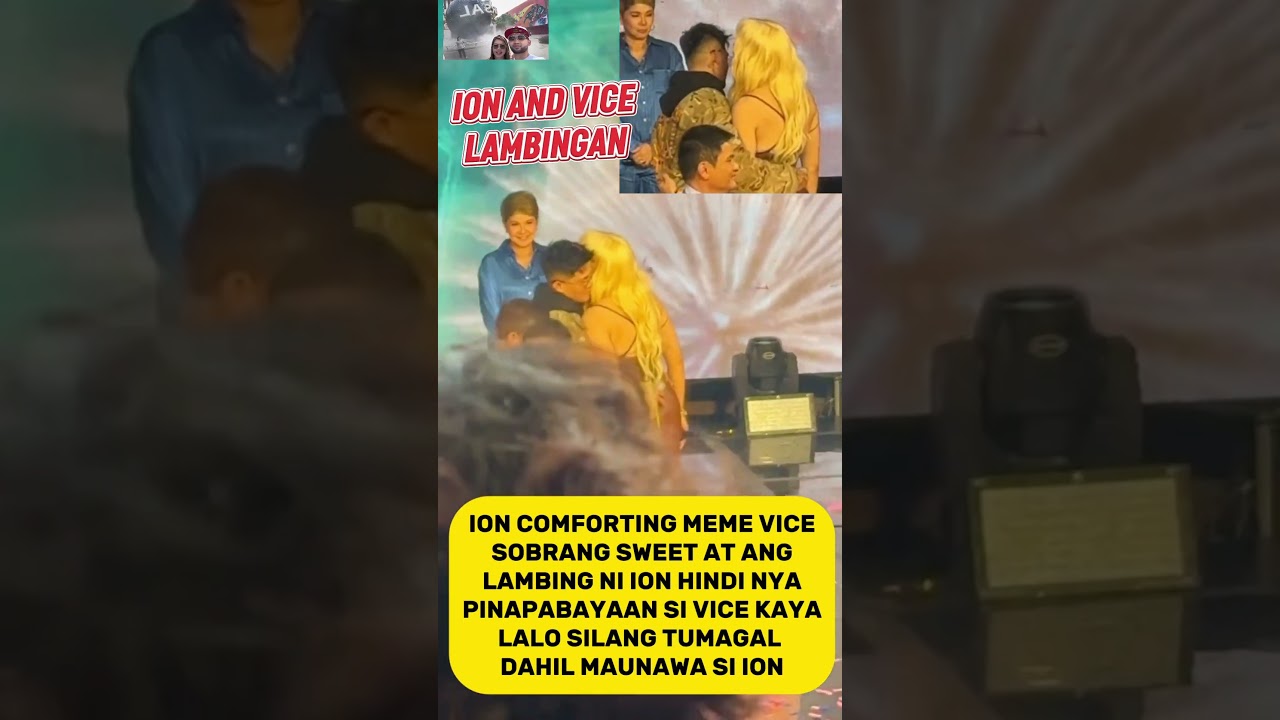 Ion and Vice Ganda Lambingan on stage #trending #viralvideo #celebrity #shorts #viceganda #ccto #fyp