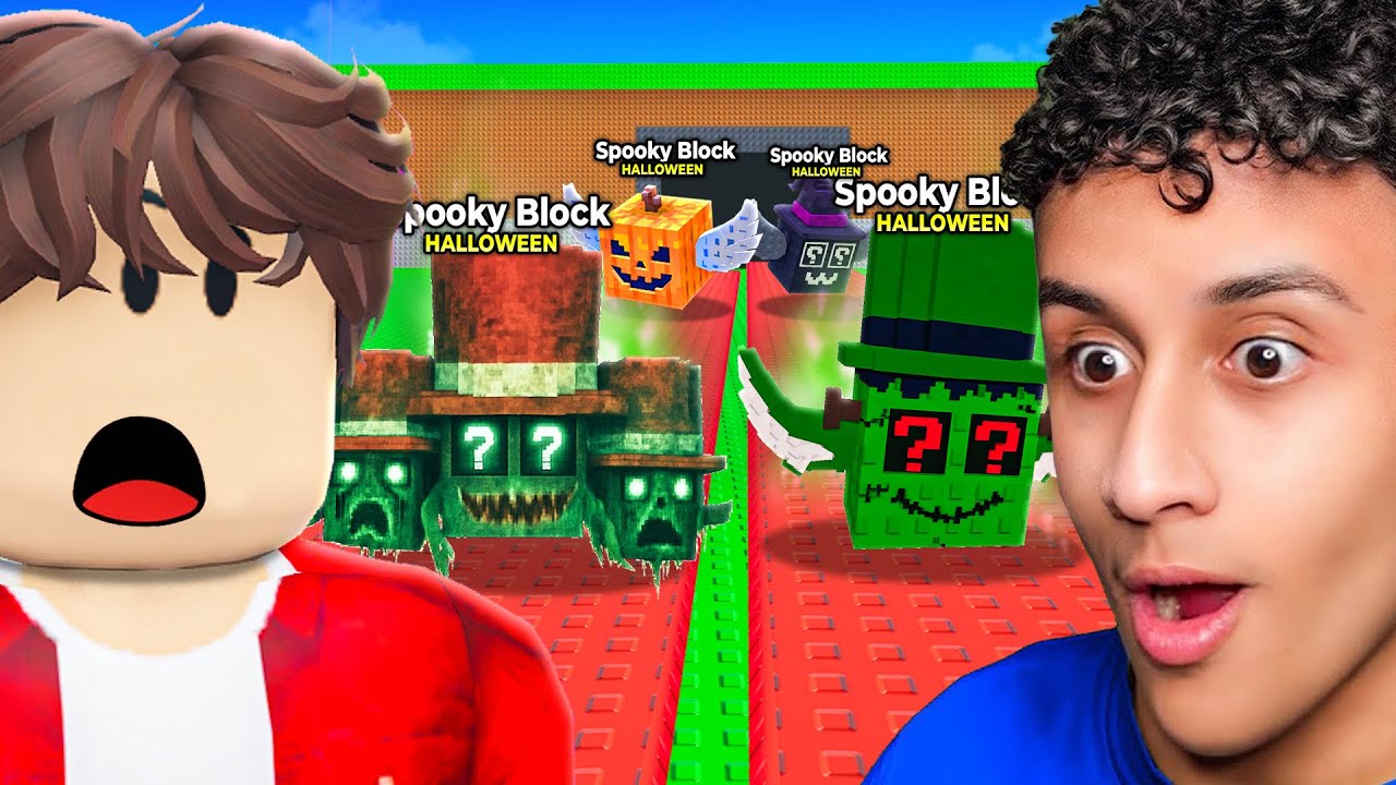 HALLOWEEN LUCKY BLOCK RACE in Steal a Brainrot!