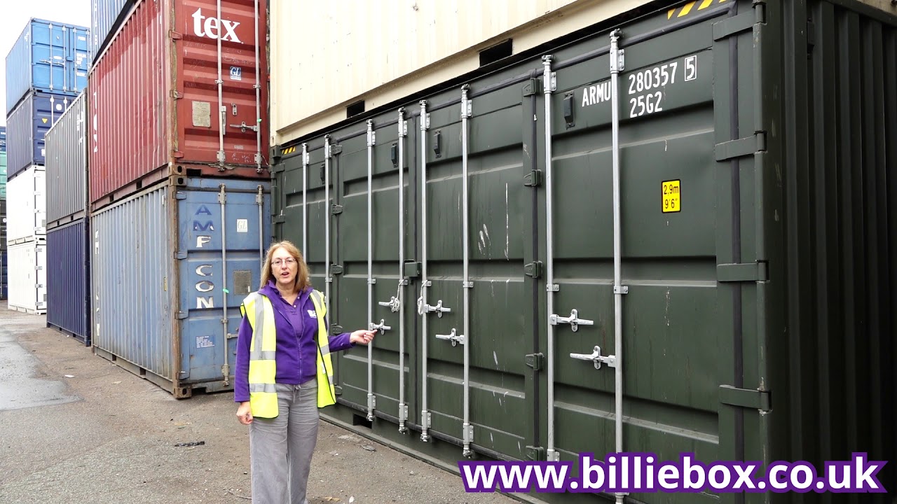 Side opening shipping container