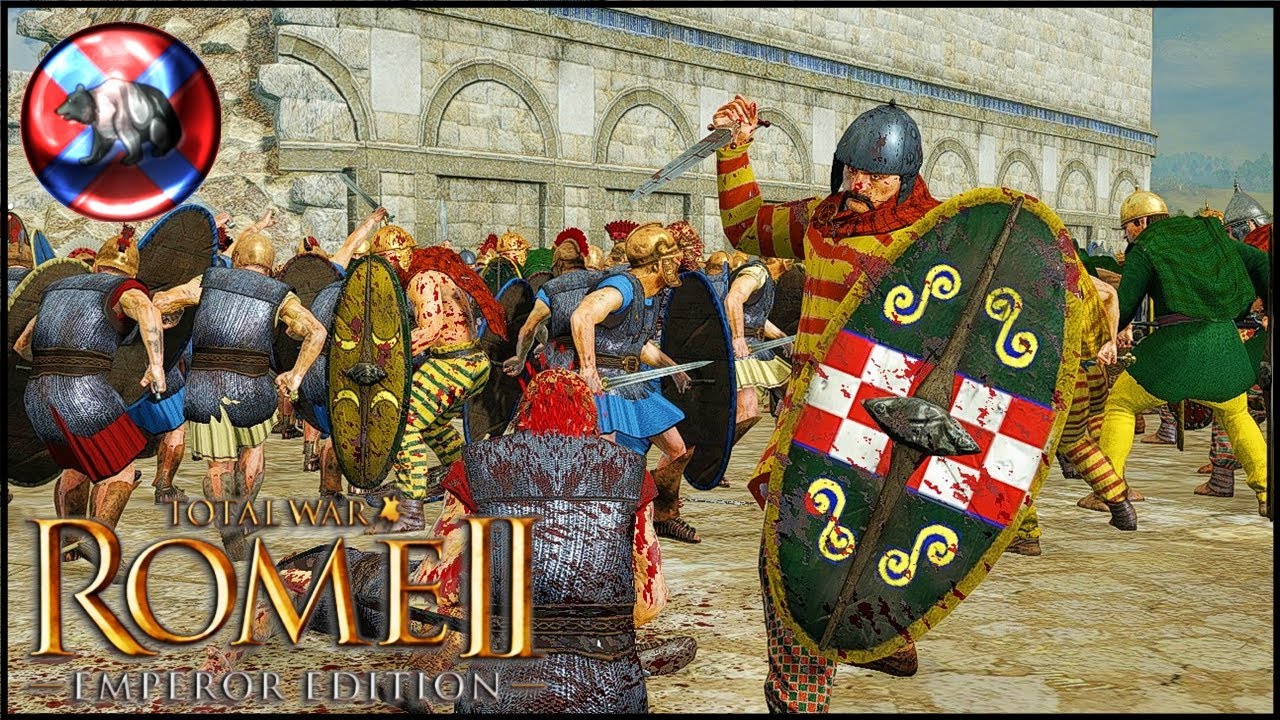 BRUTALITY From Start To Finish!!  3v3-Total War Rome 2 Siege Battle