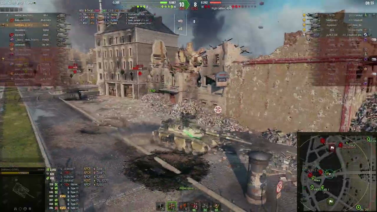World of Tanks, Hacker, Ruinberg 5 Kills 6614 Damage, Master