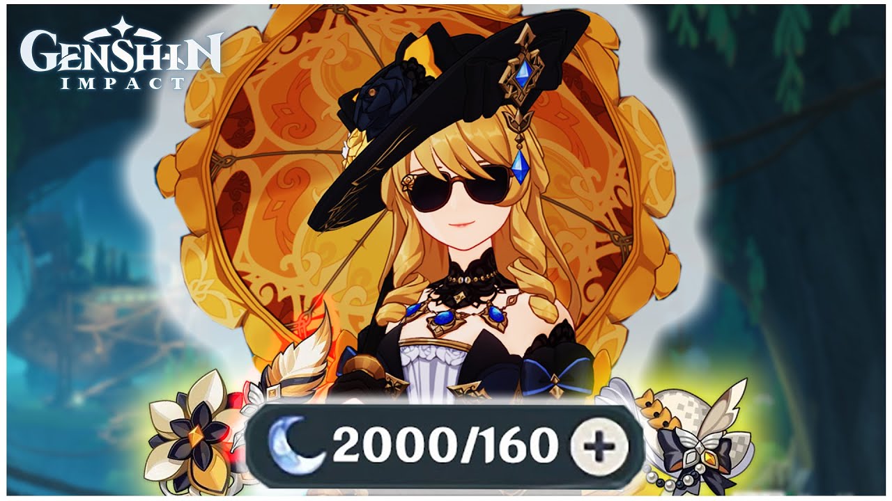I Spent 2000 RESIN Only Building Navia (Genshin Impact)