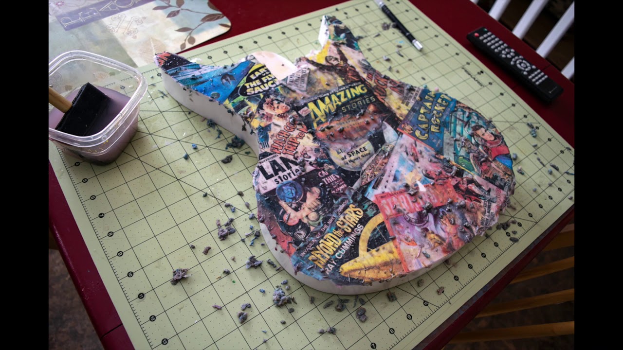 Перенос изображения, напечатанного на струйном принтере, на корпус гитары