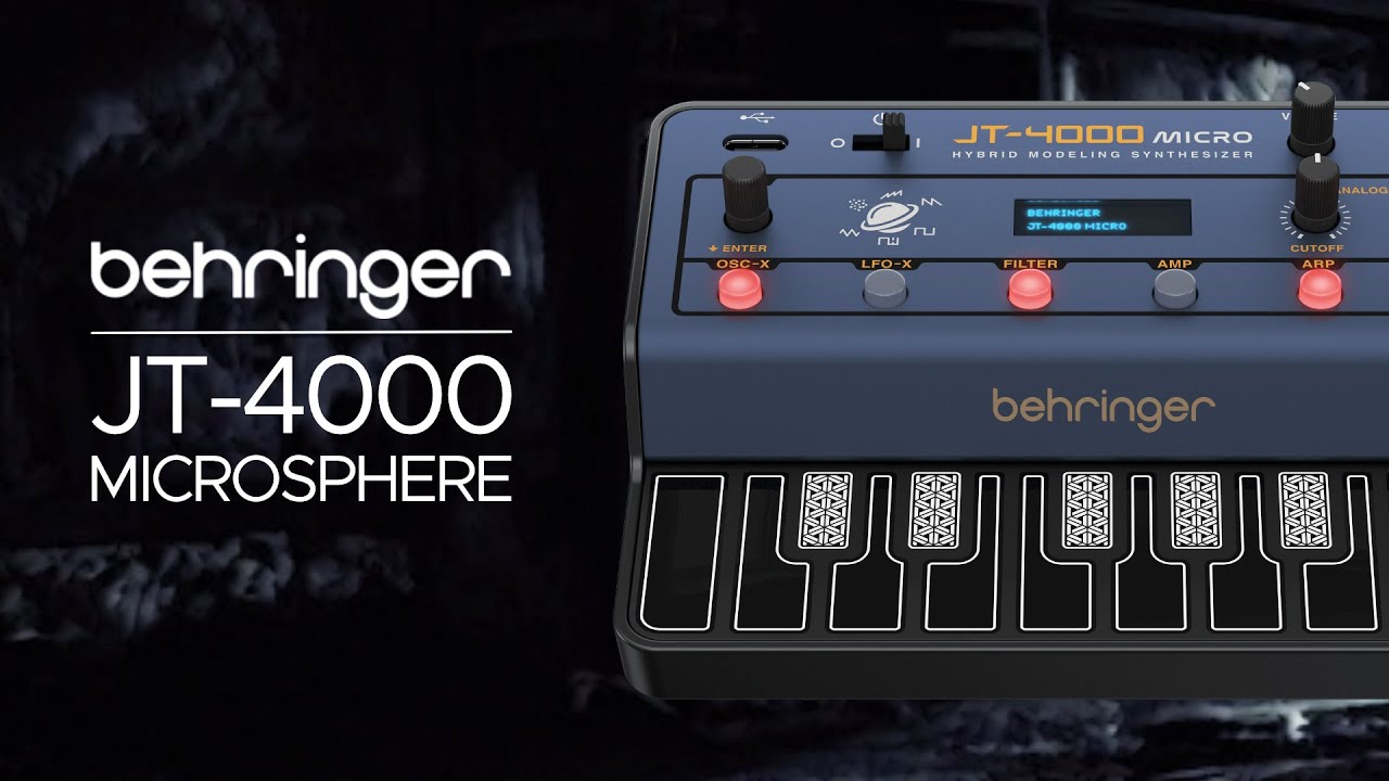Behringer JT 4000 Micro Presets Sound Demo (no talking): Microsphere Sound Pack