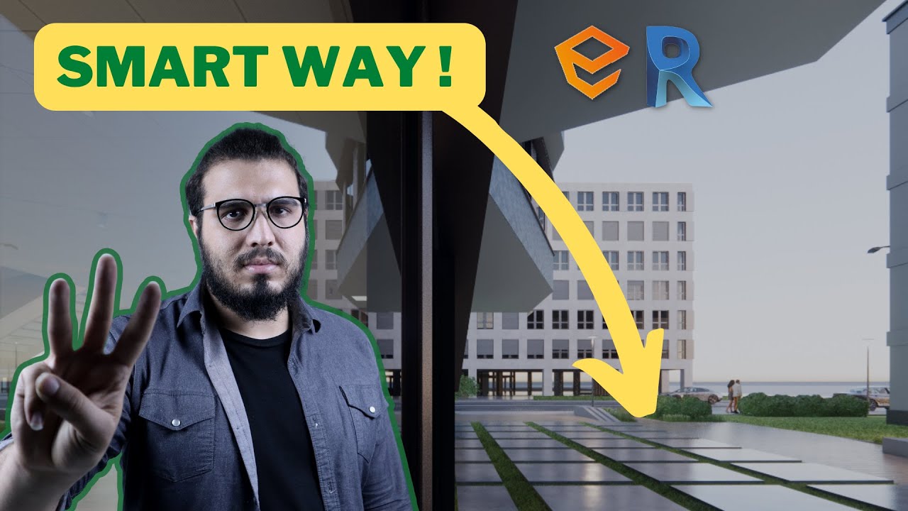 3 Way To Model Grass Tiles in Revit and Enscape