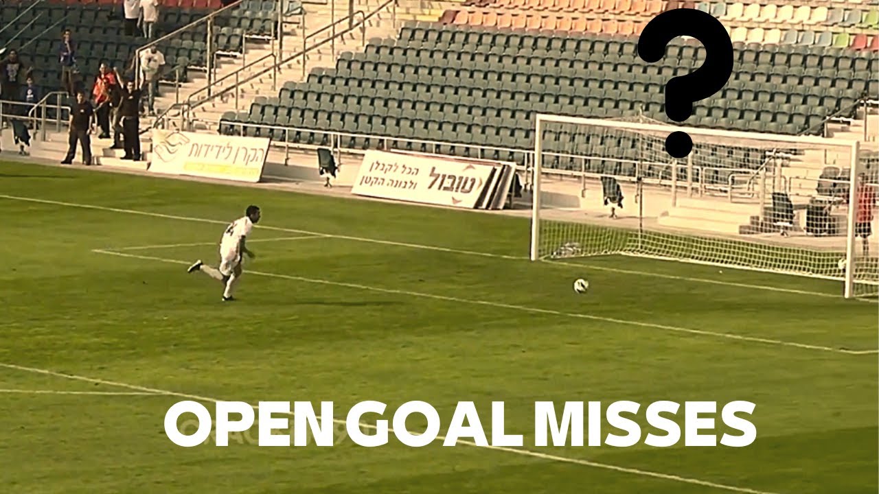 Shocking & İncredible Open Goal Misses in Football