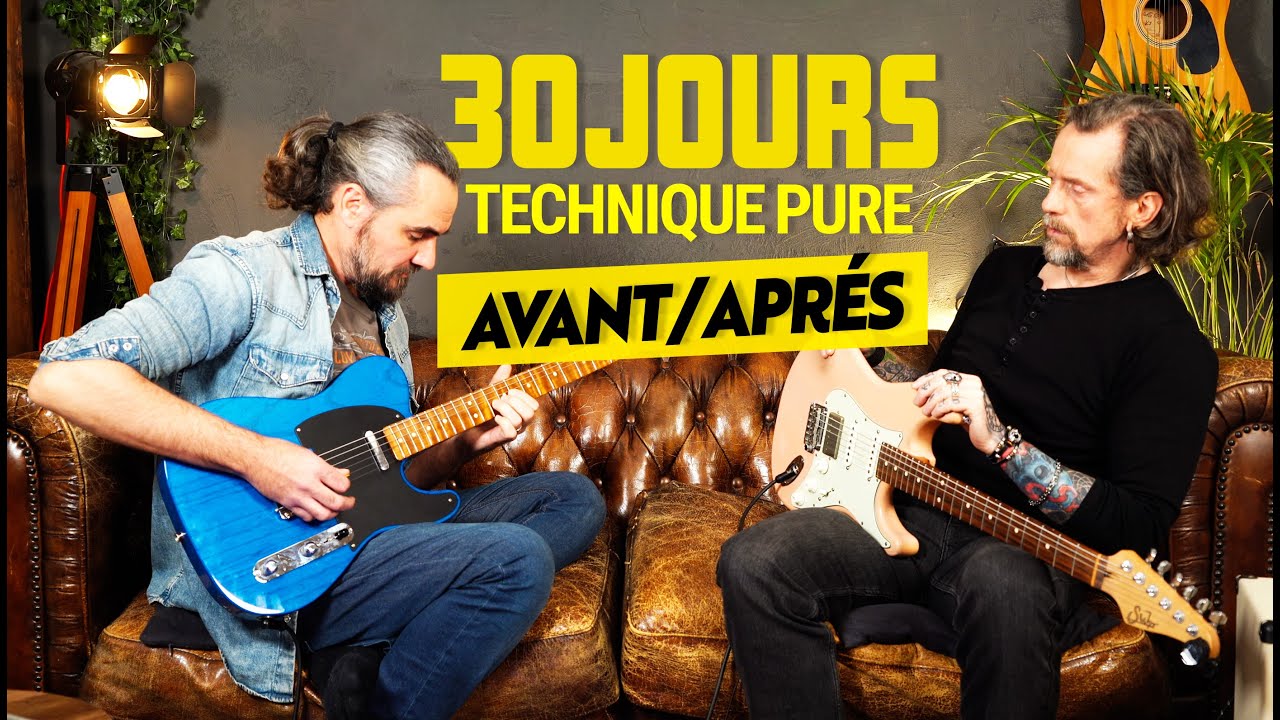 Après 30 jours de technique pure suivie par mon prof