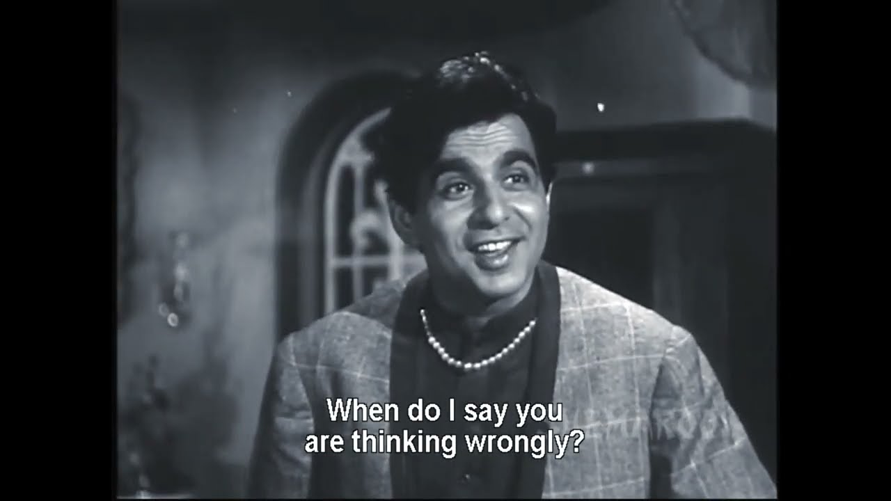 Dilip Kumar & Meena Kumari's Excellent Romantic Comedy Acting in Azaad (1955 film)