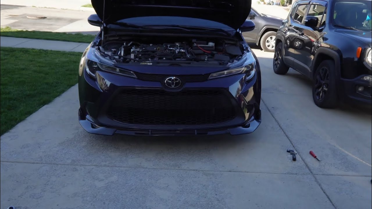 Full Lip Kit Install On A E210 Toyota Corolla!!