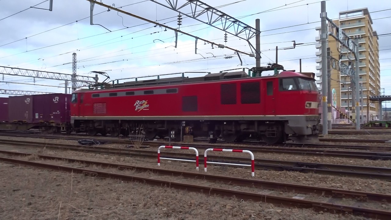 2026.03.01 貨物列車（4090列車）秋田駅到着