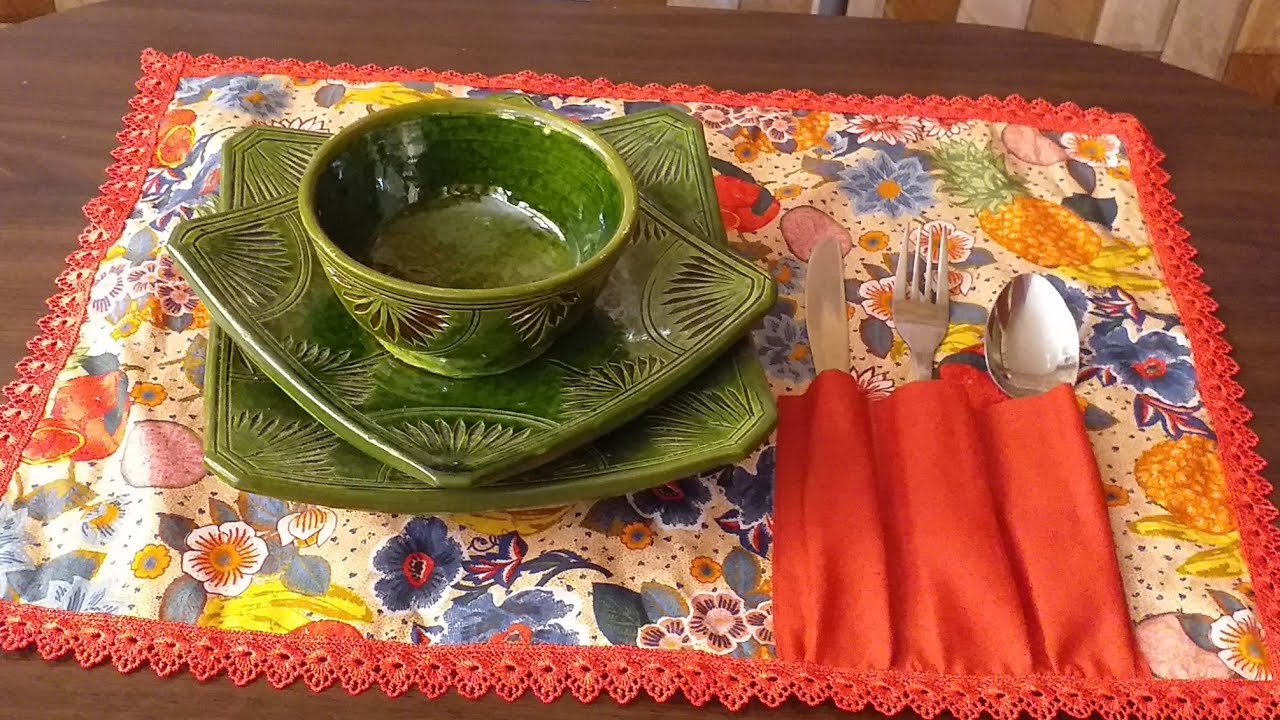 اكسسوارات المطبخ: مفرش فردي للطاولة (set de table)