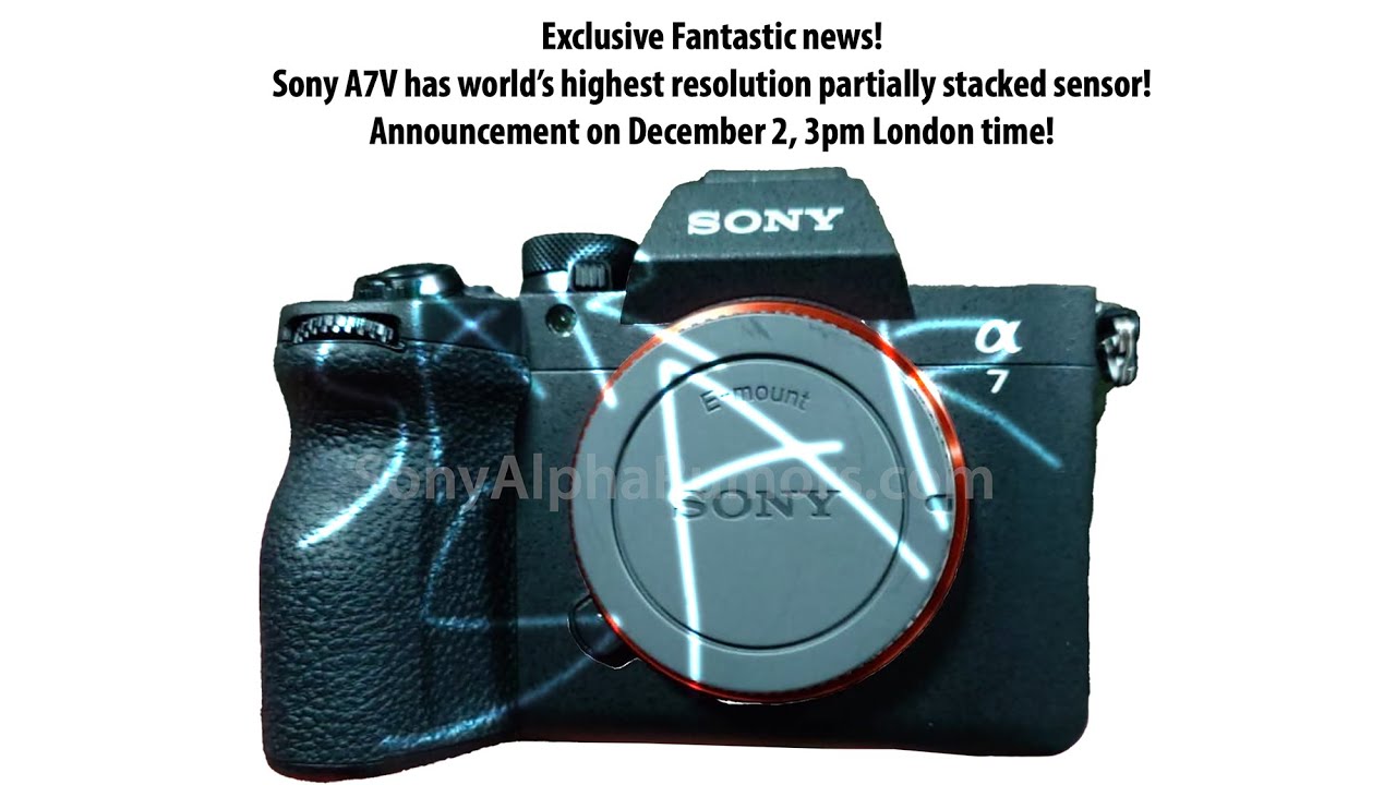 HOT! Sony A7V uses a new 33MP partially stacked sensor and shoots 30fps in electronic shutter mode!