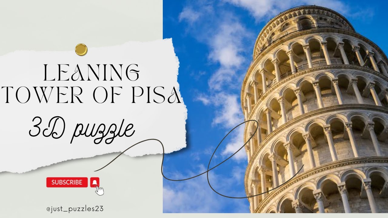 Leaning Tower of Pisa 3D puzzle