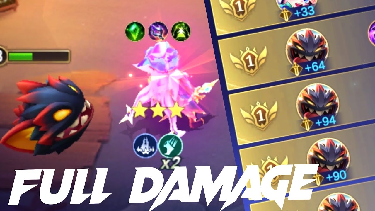 EZ HARLEY ONE SHOT DAMAGE 💀 HERO||MAGIC CHESS GO GO #magicchessgogo 