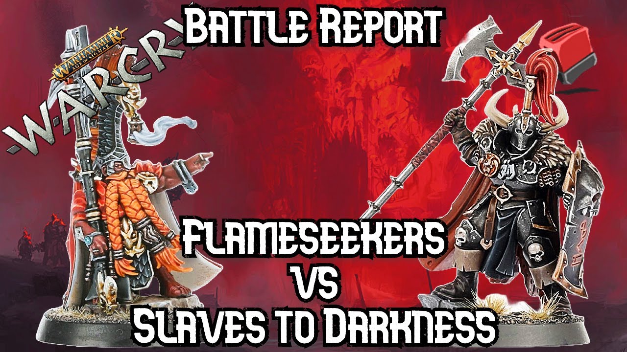 Vulkyn Flameseekers vs Slaves To Darkness | Warcry Battle Report