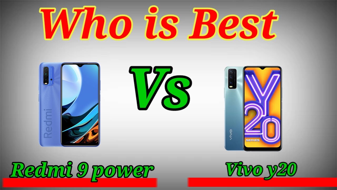 Redmi 9 power vs Vivo y20 || full compression||