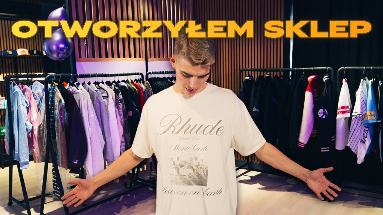 OTWORZYŁEM SW&Oacute;J SKLEP W WIEKU 20 LAT 😭
