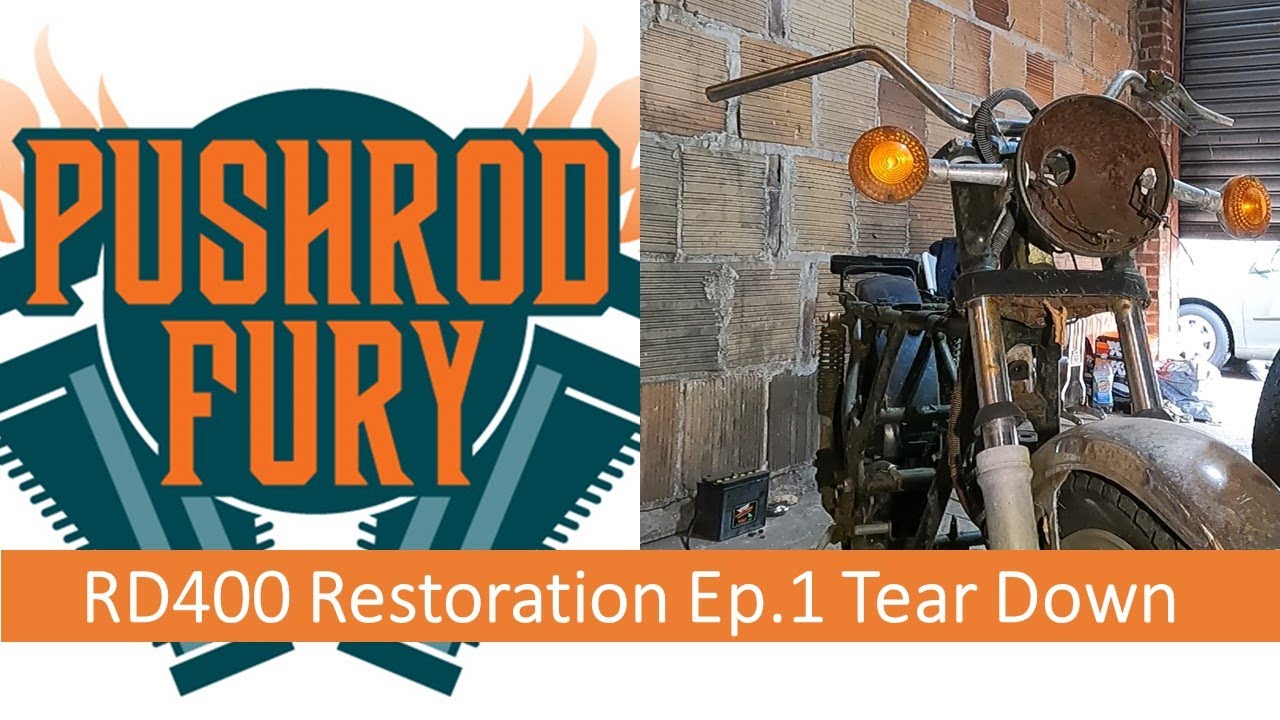 Yamaha RD400 Restoration Tear Down Ep.1