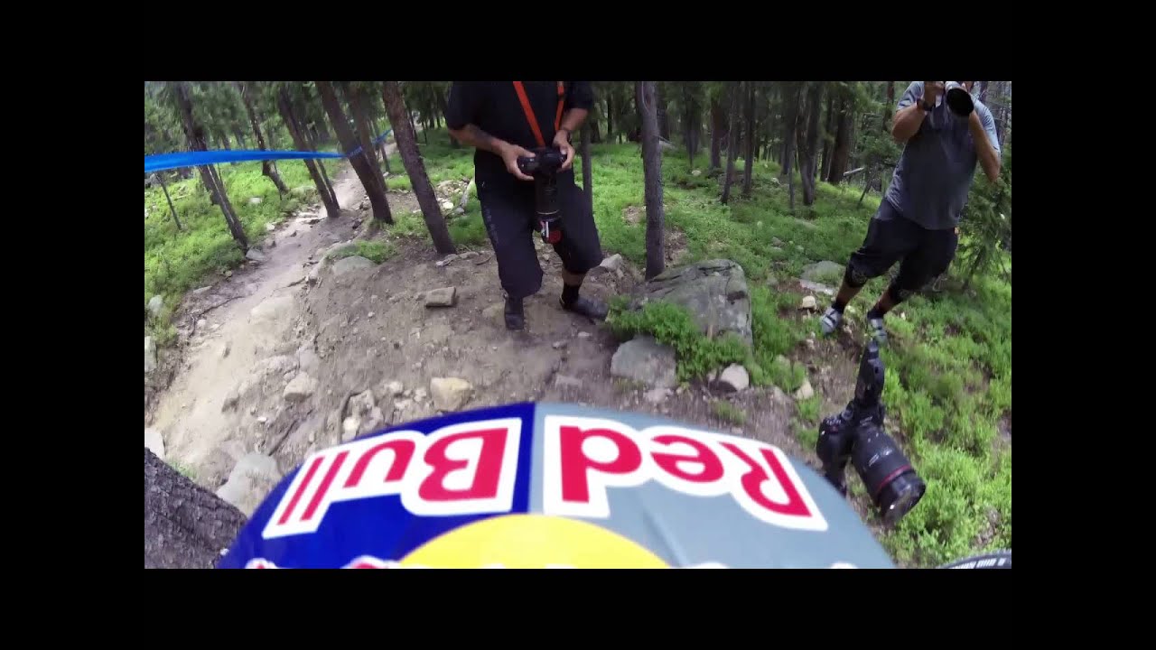 Ren&eacute; Wildhaber's crash at Enduro World Series practice in Winterpark