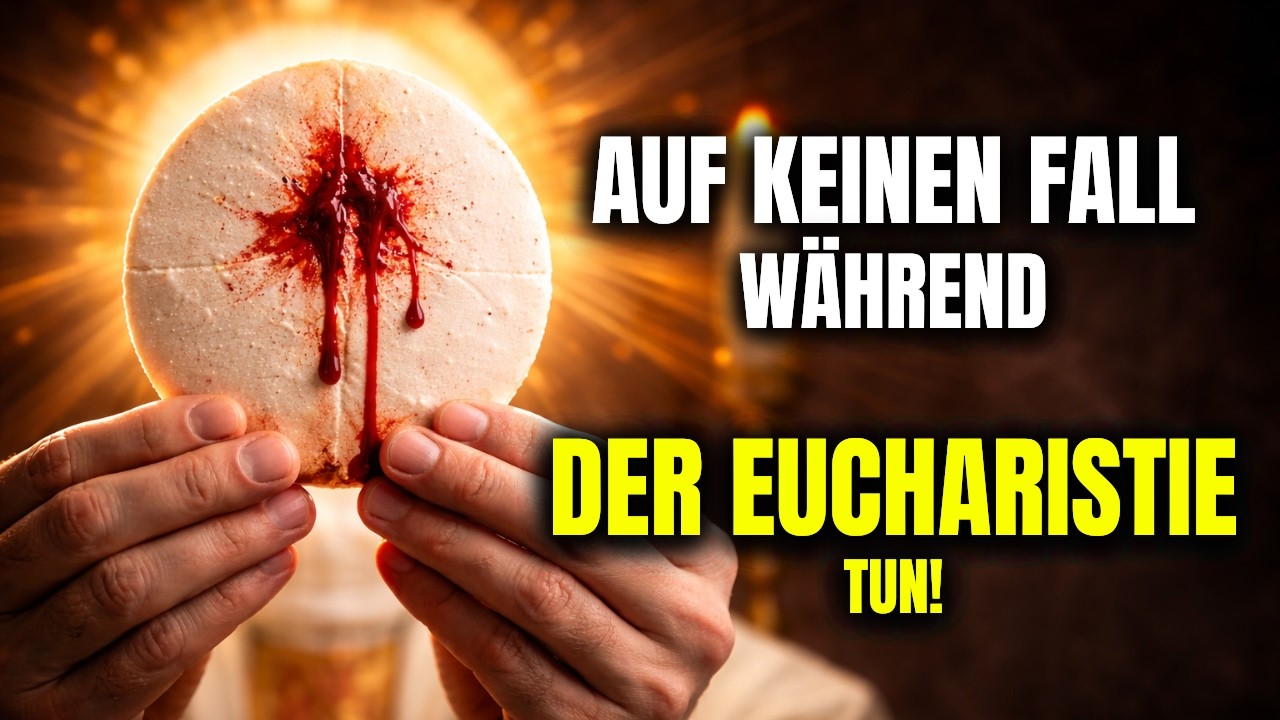 90 % DER MENSCHEN MACHEN DAS FALSCH IN DER EUCHARISTIE! Das Ist Es, Was Wirklich Zählt...