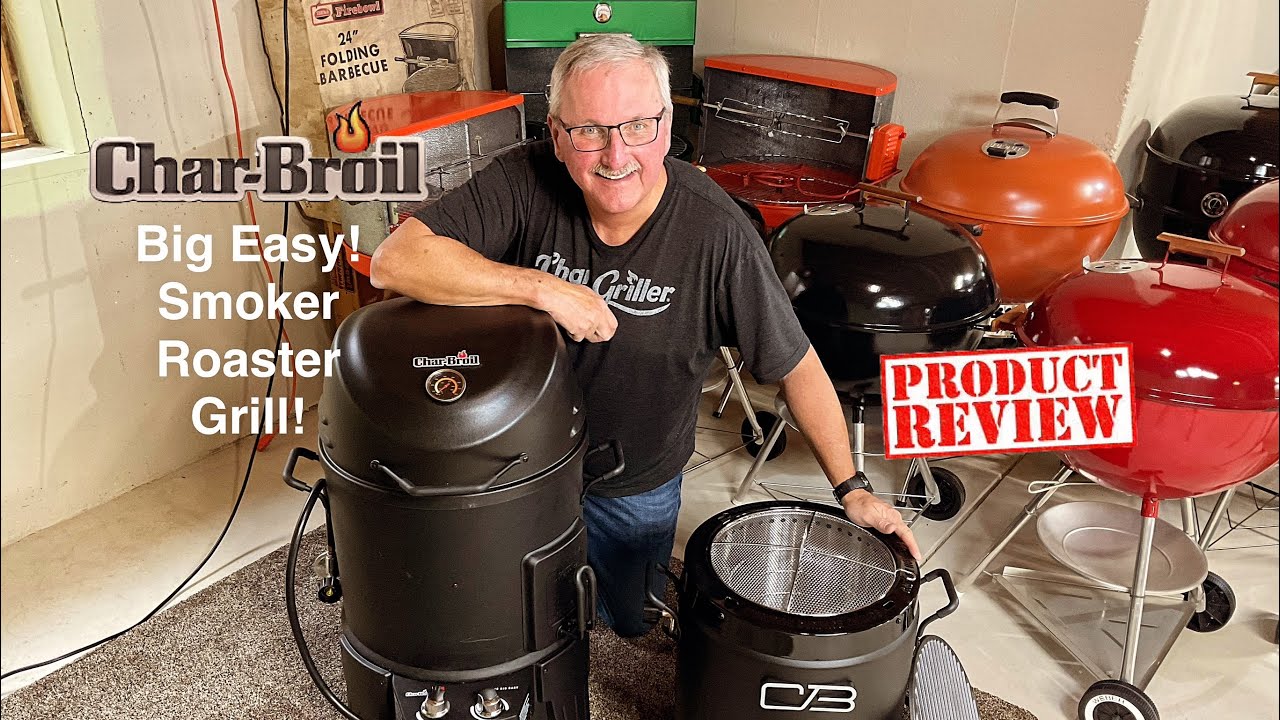 Review Of Char-Broil Big Easy & Big Easy SRG Infrared Smoker, Roaster, Grill!