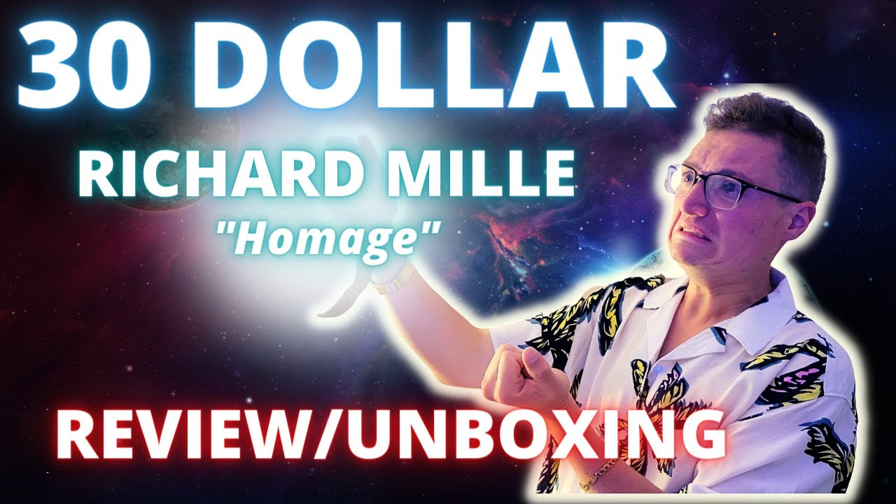 30 Dollar Richard Mille? (Homage) - Review and Unboxing #minifocus #watchesformen