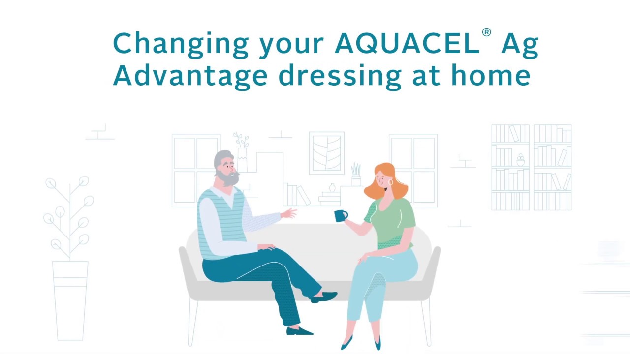 AQUACEL® Ag Advantage dressing removal and application instructional video