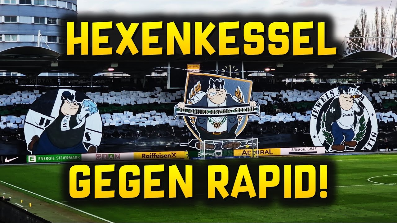 HEXENKESSEL GEGEN RAPID! | SK Sturm Graz – SK Rapid 1:1 – 18.02.2024, Bundesliga 2023/24