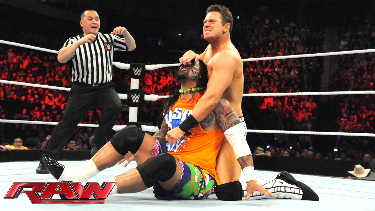 ウーソズ＆ナオミ vs. ザ・ミズ、ダミアン・ミズドー＆アリシア・フォックス：RAW、2015年1月5日