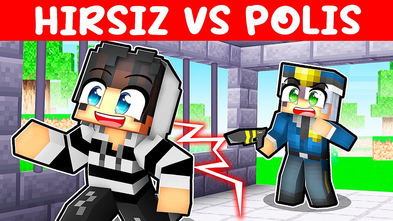 Minecraft'ta HIRSIZ Olup POLİSTEN Kaçtım! 👮